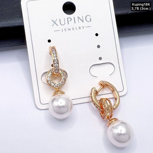 Сережки Xuping18К 20317 (3см)